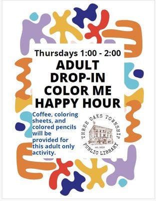 Adult Drop-In Color Me Happy Hour